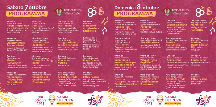 programma sagra dell'uva