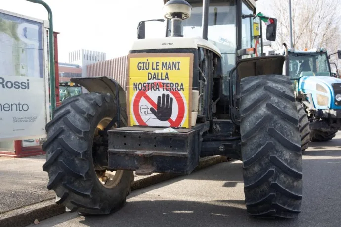 protesta degli agricoltori in italia