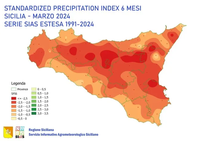 siccità in sicilia precipitazioni
