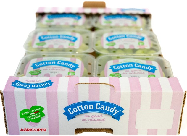 comparto dell'uva cotton candy